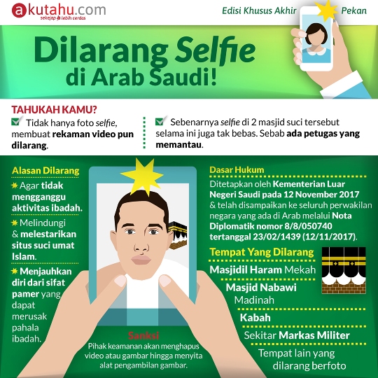 Dilarang Selfie di Arab Saudi!