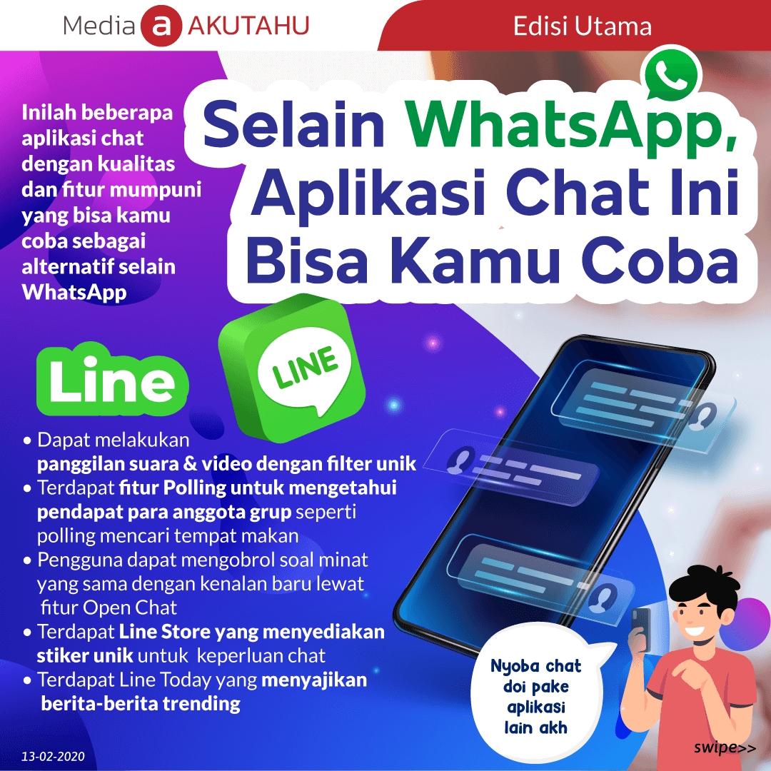 Selain WhatsApp, Aplikasi Chat Ini Bisa Kamu Coba