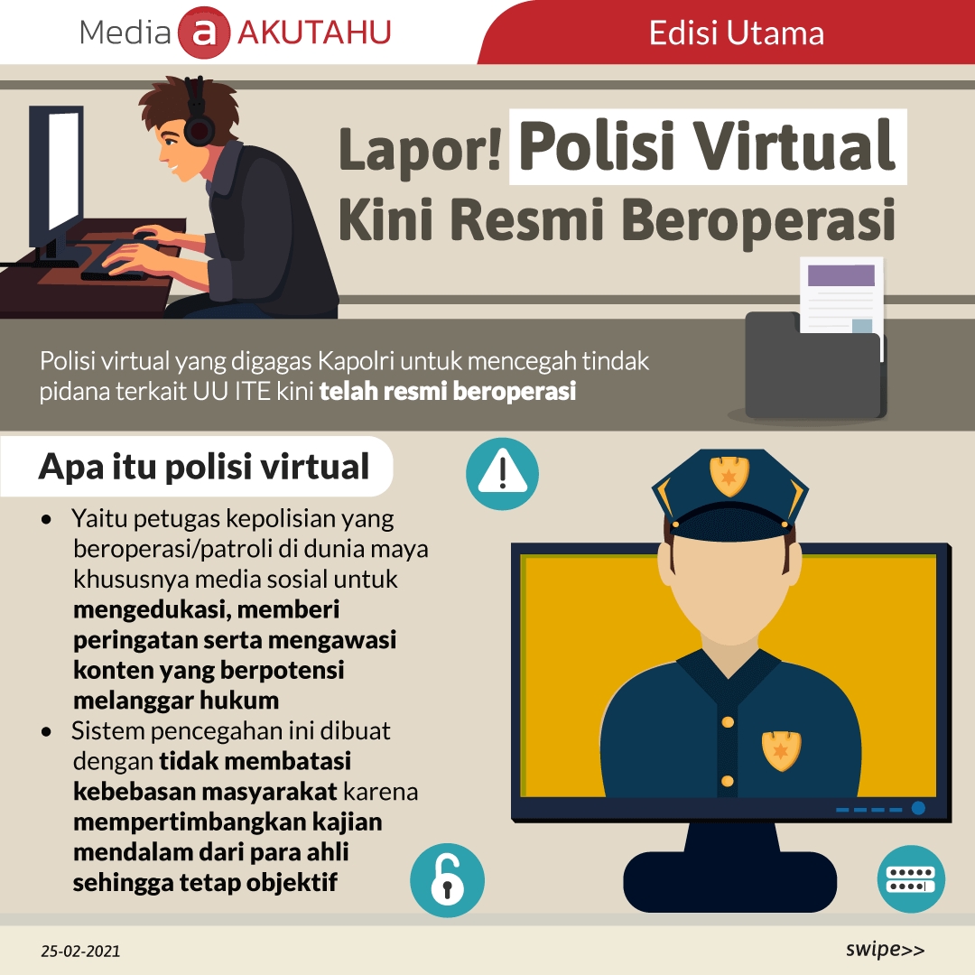 Lapor! Polisi Virtual Kini Resmi Beroperasi