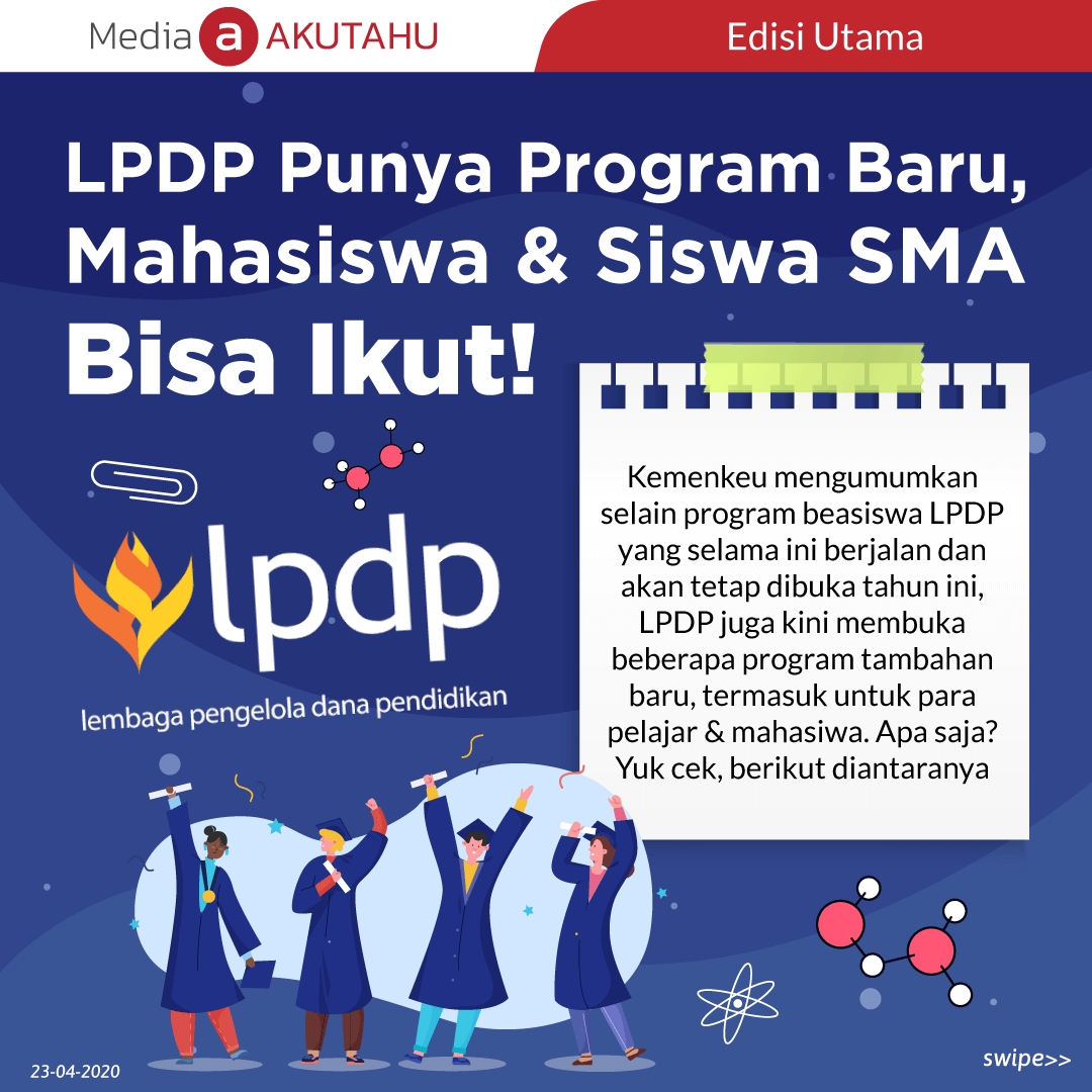 LPDP Punya Program Baru Mahasiswa Siswa SMA Bisa Ikut Akutahu