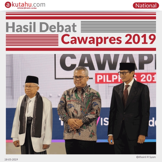 Hasil Debat Cawapres 2019