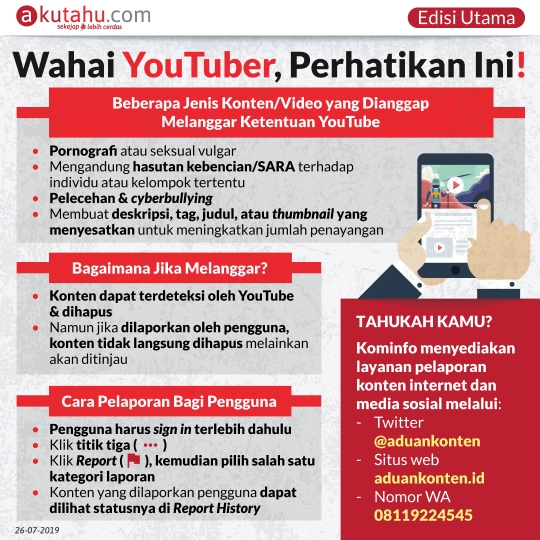 Wahai Youtuber, Perhatikan ini!