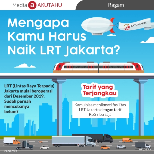 Mengapa kamu harus naik LRT Jakarta?