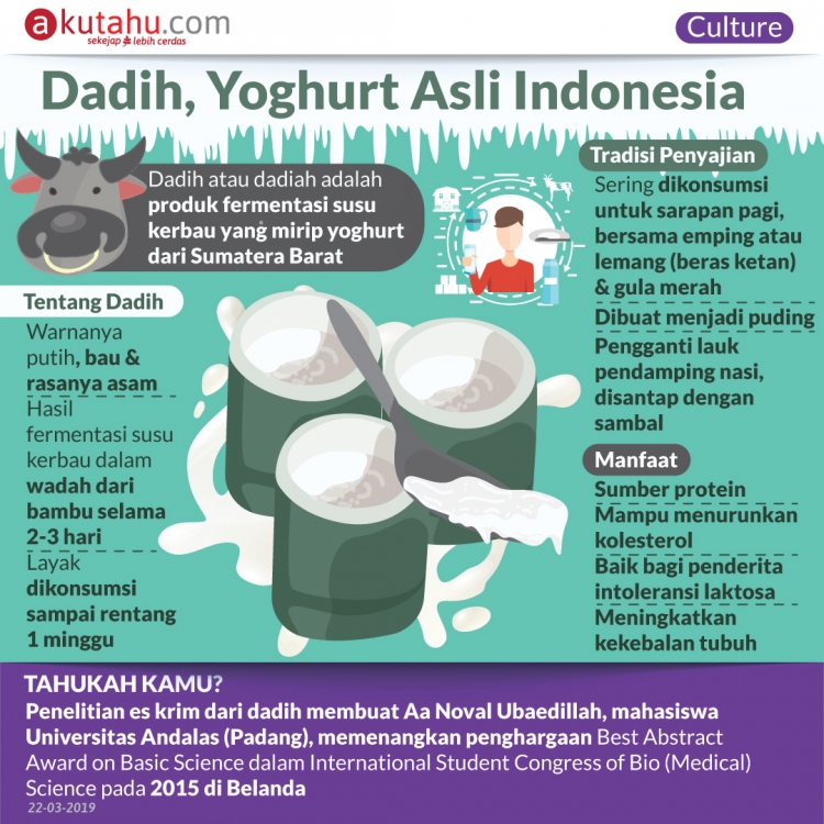 Dadih, Yoghurt Asli Indonesia