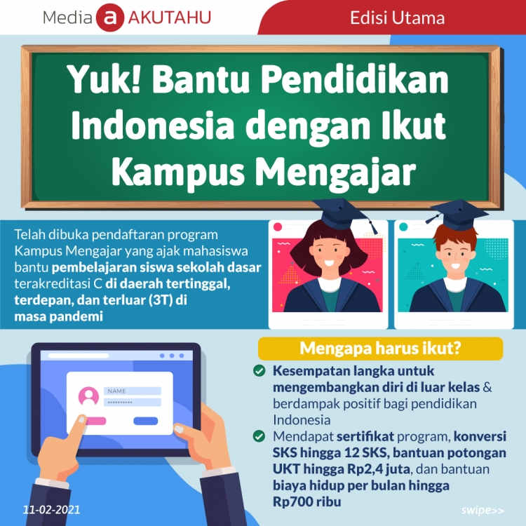 Yuk! Bantu Pendidikan Indonesia dengan Ikut Kampus Mengajar