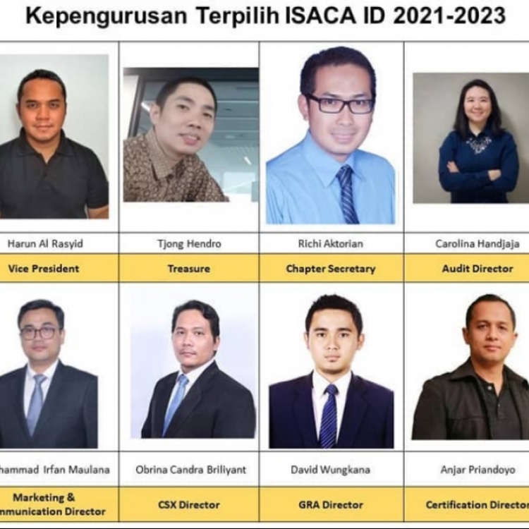 Pengurus Baru ISACA Indonesia Periode 2021-2023 Terpilih!