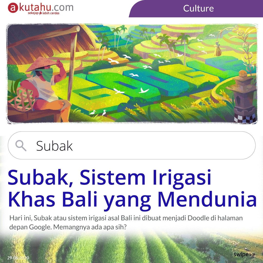 Subak, Sistem Irigasi Khas Bali yang Mendunia 