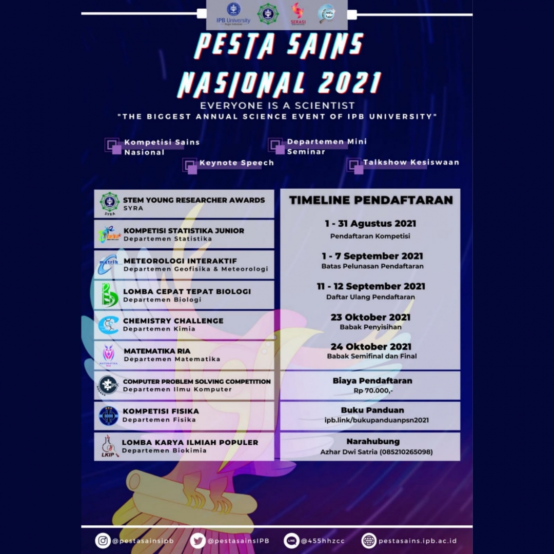 Pesta Sains Nasional 2021 IPB University
