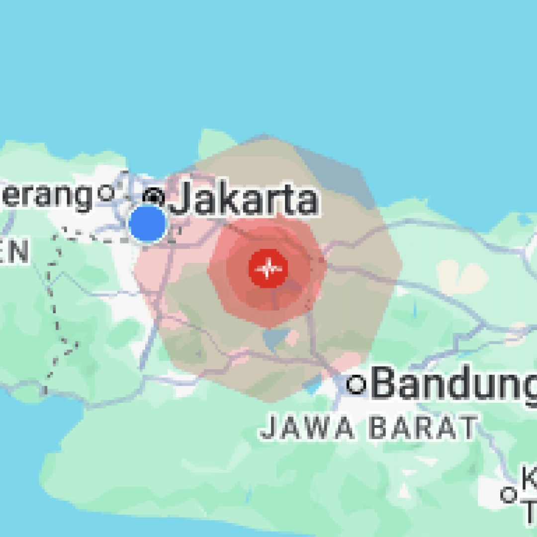 Warga Sekitar Jabodetabek Merasakan Gempa , BMKG: Magnitudo 4,9 Berpusat di Kabupaten Bekasi